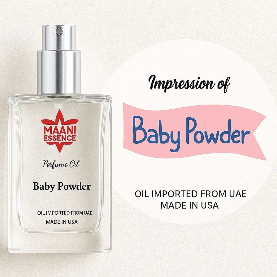 Maani Essence Baby Scent, Our Impression of Baby Powder, Eu Da Parfum 1oz (30ML)