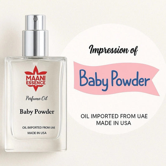 Maani Essence Baby Scent, Our Impression of Baby Powder, Eu Da Parfum 1oz (30ML)