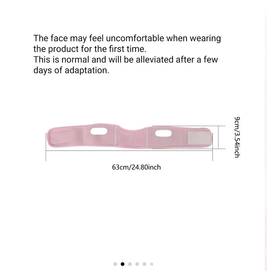 Double Chin Mask, Far Infrared Chin Strap V Line Face Chin Lifting Strap, Jaw...