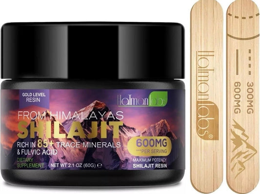 Organic Shilajit, Natural Shilajit from Himalayan, Pure Shilajit Resin with 85+