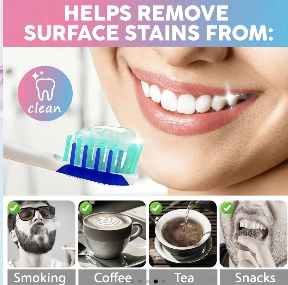 Niacinamide Whitening Toothpaste for Radiant Smile – Gentle Stain Removal, Fre