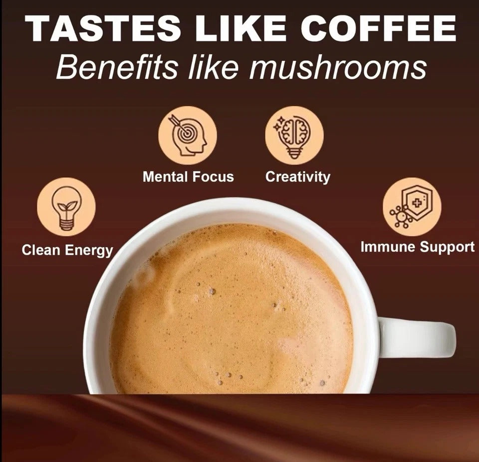 Mushroom Coffee + Matcha + Cacao Superfood Bundle | 7-in-1 ENERGY/FOCUS/GUT SUPP