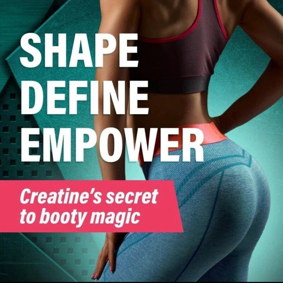Creatine Monohydrate Powder for Women Booty Muscle Growth Pure Micronized USA
