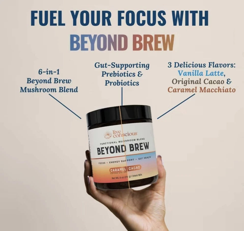 Mushroom Coffee + Matcha + Cacao Superfood Bundle | 7-in-1 ENERGY/FOCUS/GUT SUPP
