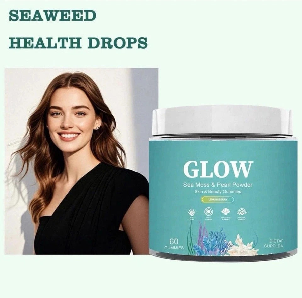 1X Sea Moss Pearl Powder Vitamin Gummies 60 Gummies for Skin & Beauty